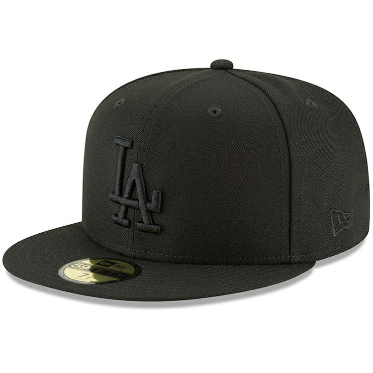 Black Los Angeles Dodgers New Era Primary Logo Basic 59FIFTY Fitted Hat