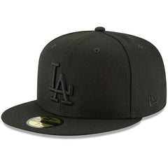 Black Los Angeles Dodgers New Era Primary Logo Basic 59FIFTY Fitted Hat