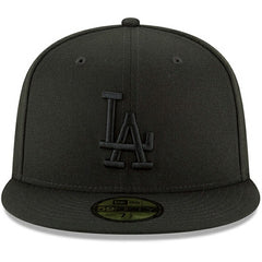 Black Los Angeles Dodgers New Era Primary Logo Basic 59FIFTY Fitted Hat