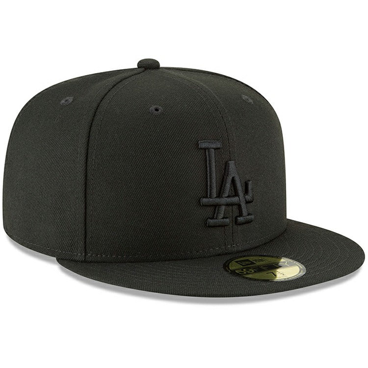 Black Los Angeles Dodgers New Era Primary Logo Basic 59FIFTY Fitted Hat