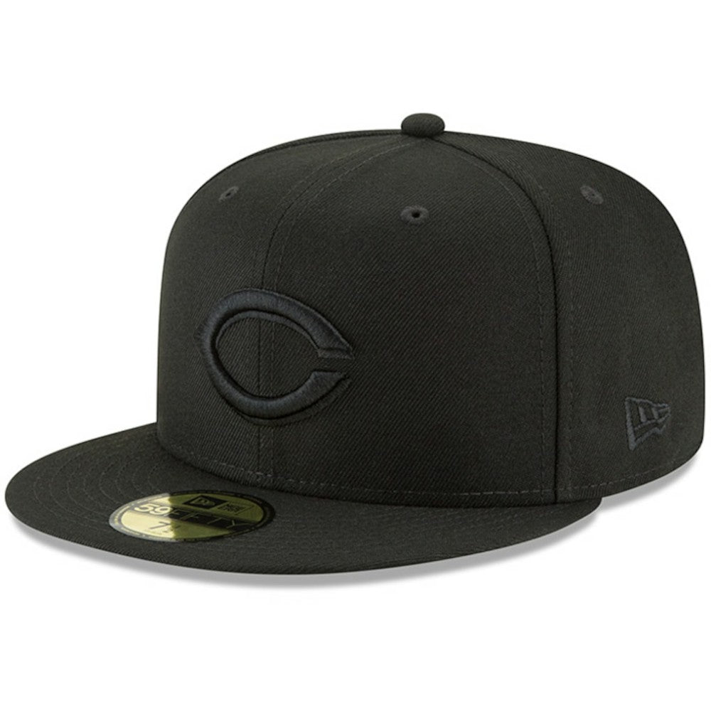 Black Cincinnati Reds New Era Primary Logo Basic 59FIFTY Fitted Hat