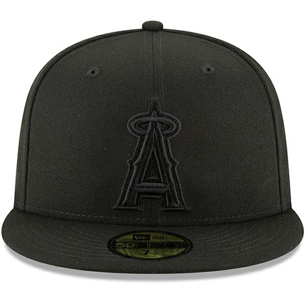 Black Los Angeles Angels New Era Primary Logo Basic 59FIFTY Fitted Hat