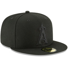 Black Los Angeles Angels New Era Primary Logo Basic 59FIFTY Fitted Hat