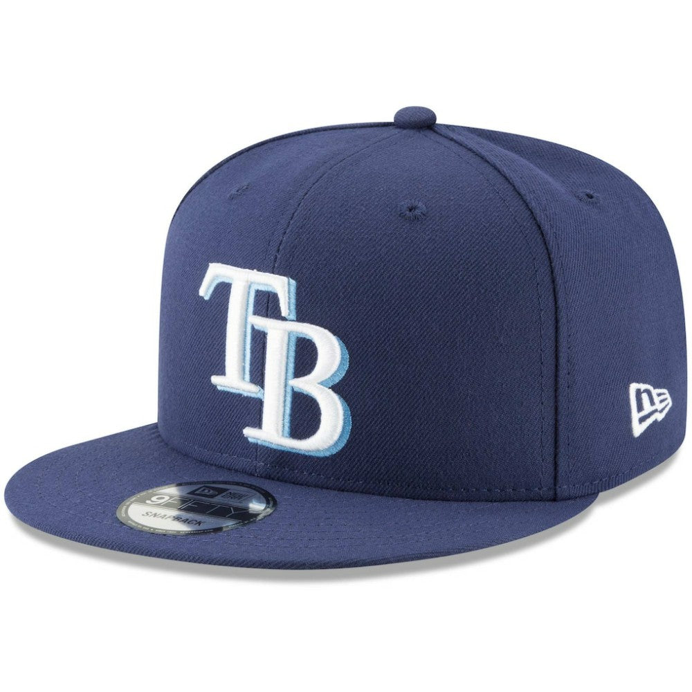 Navy Tampa Bay Rays New Era Team Color 9FIFTY Snapback Hat