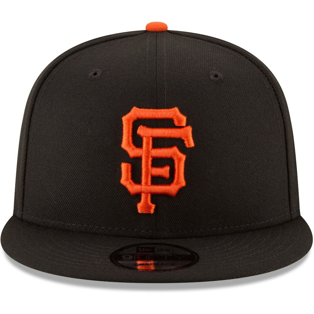 Black San Francisco Giants New Era Team Color 9FIFTY Snapback Hat