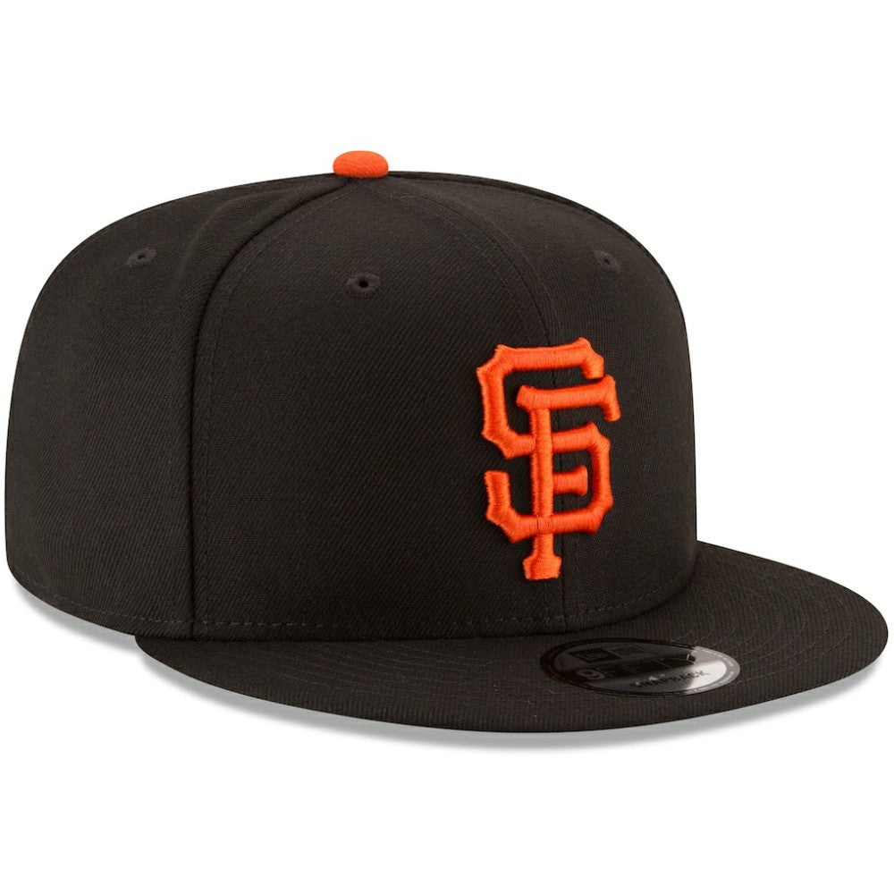 Black San Francisco Giants New Era Team Color 9FIFTY Snapback Hat