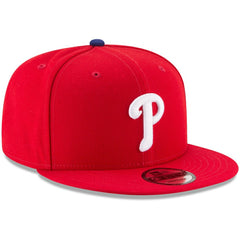 Red Philadelphia Phillies New Era Team Color 9FIFTY Snapback Hat