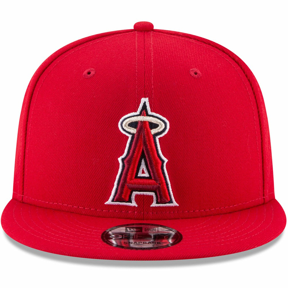 Red Los Angeles Angels New Era Team Color 9FIFTY Snapback Hat