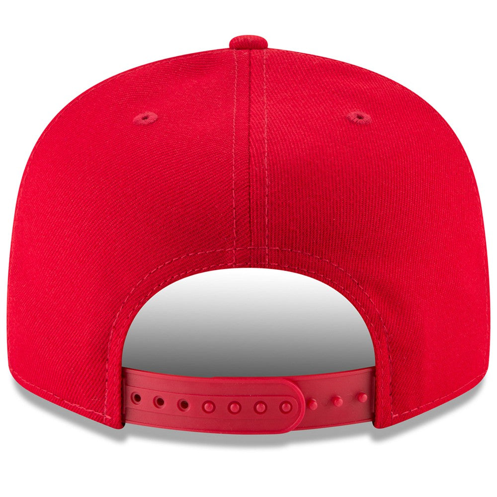 Red Los Angeles Angels New Era Team Color 9FIFTY Snapback Hat