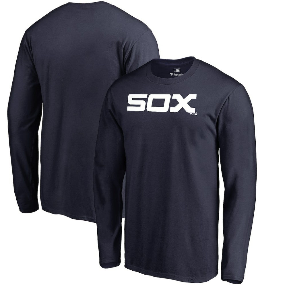 Navy Chicago White Sox Cooperstown Collection Wahconah Long Sleeve T-Shirt