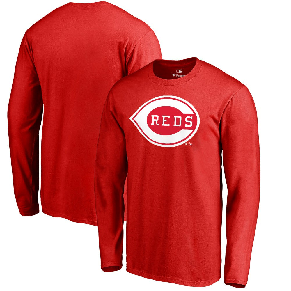 Red Cincinnati Reds Cooperstown Collection Wahconah Long Sleeve T-Shirt