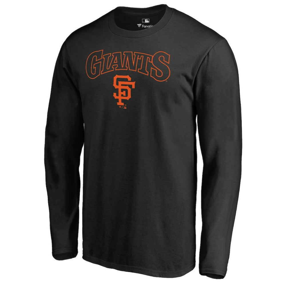 Black San Francisco Giants Cooperstown Collection Wahconah Long Sleeve T-Shirt