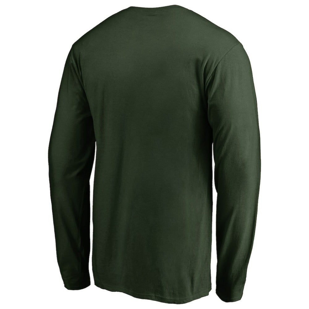 Green Athletics Team Lockup Long Sleeve T-Shirt