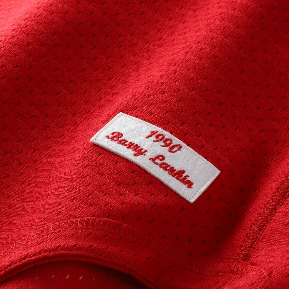 Red Barry Larkin Cincinnati Reds Mitchell & Ness Authentic Batting Practice Jersey
