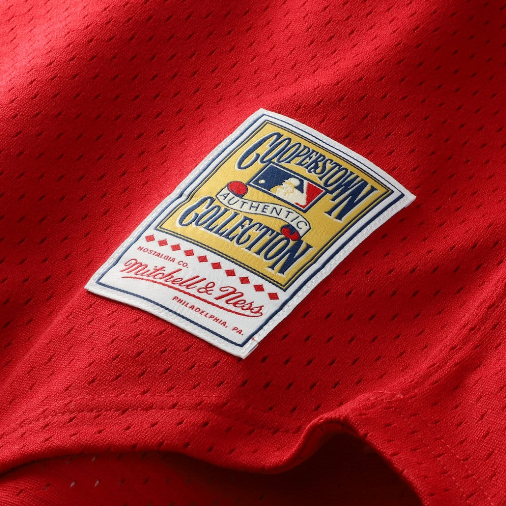 Red Barry Larkin Cincinnati Reds Mitchell & Ness Authentic Batting Practice Jersey