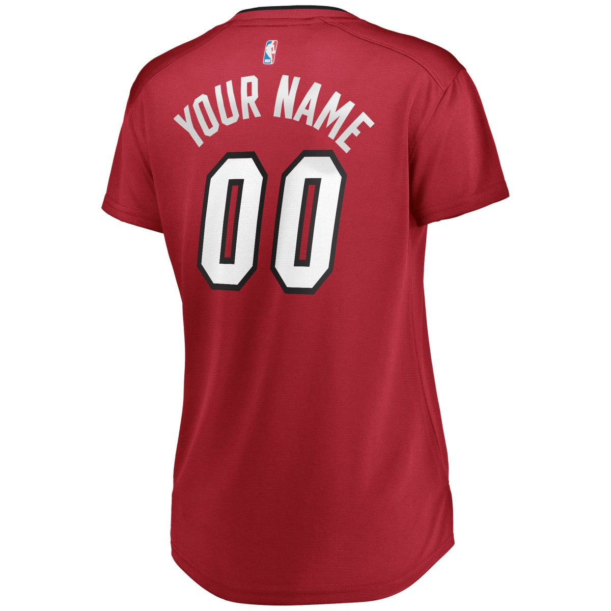 Fanatics Miami Heat Women's Fast Break Replica Custom Jersey Wine