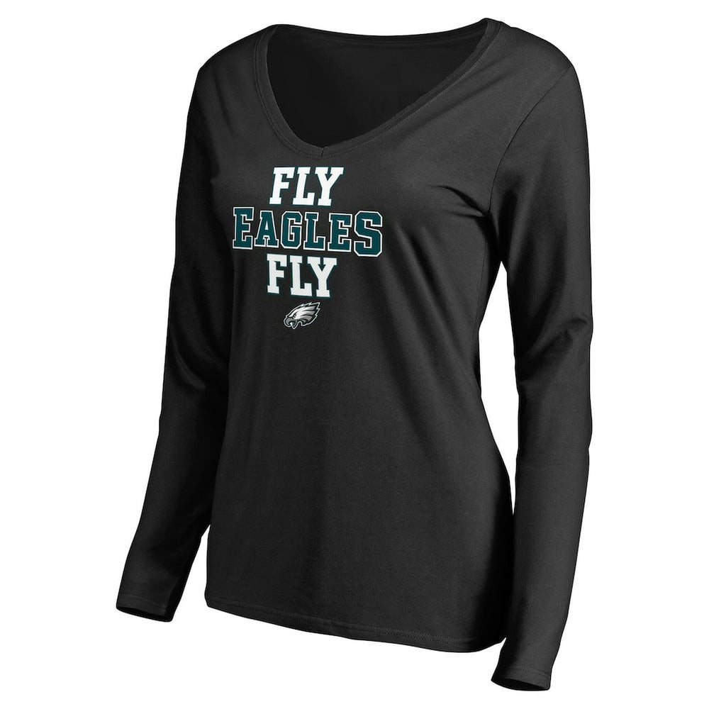 Women's Hometown Collection Fly Eagles Fly Long Sleeve T-Shirt - Philadelphia Eagles T-shirts