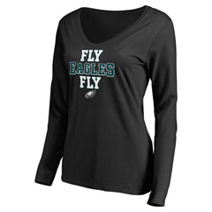 Women's Hometown Collection Fly Eagles Fly Long Sleeve T-Shirt - Philadelphia Eagles T-shirts