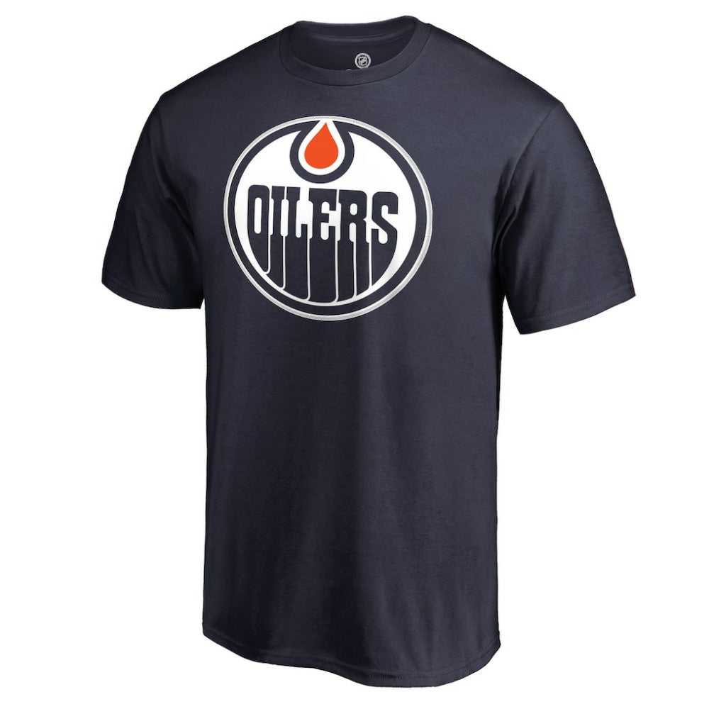 NHL Connor McDavid Edmonton Oilers Backer Name & Number T-Shirt