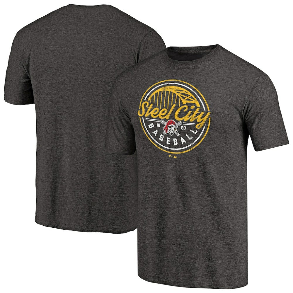 Black Pittsburgh Pirates Hometown Collection Steel City T-Shirt