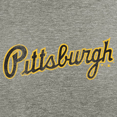 Gray Pittsburgh Pirates Hometown Collection Script T-Shirt