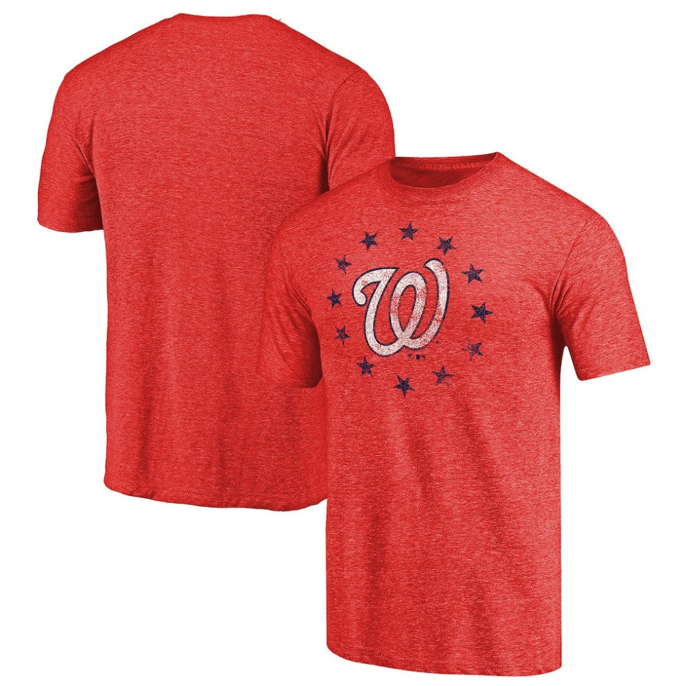 Red Washington Nationals Hometown Collection Nats Seal T-Shirt