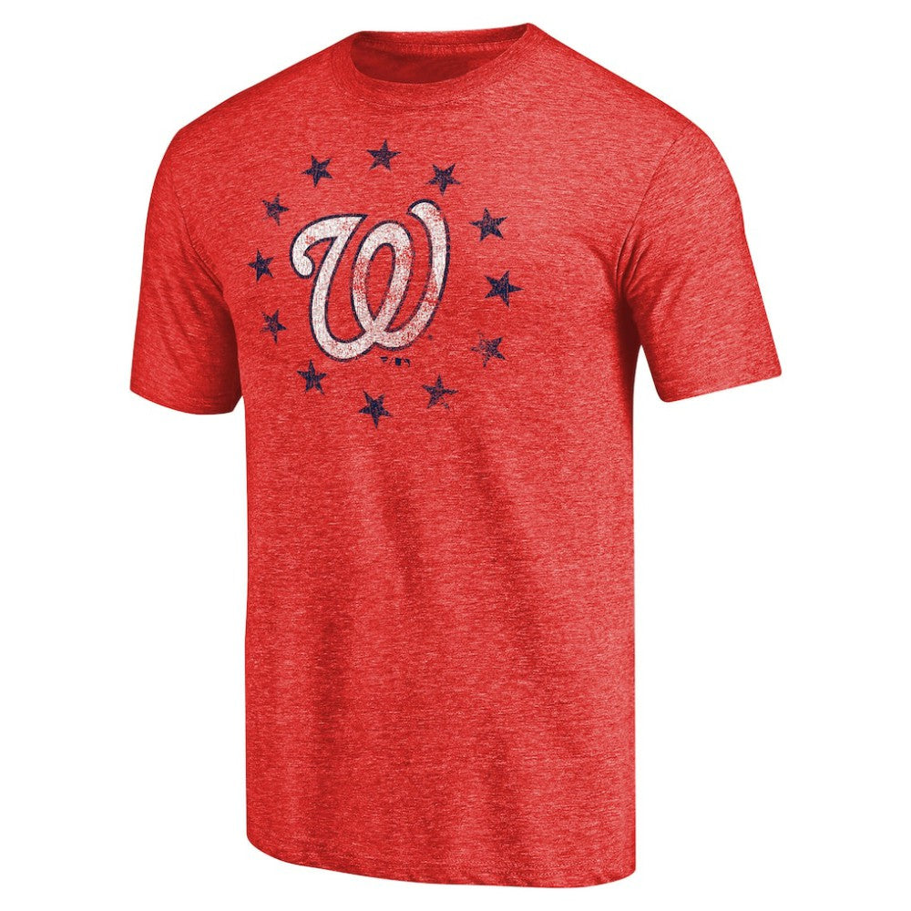 Red Washington Nationals Hometown Collection Nats Seal T-Shirt