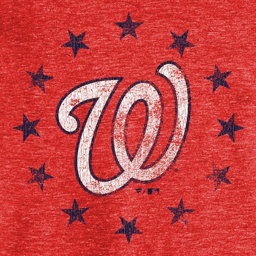 Red Washington Nationals Hometown Collection Nats Seal T-Shirt