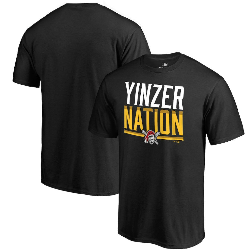 Black Pittsburgh Pirates Hometown Collection Yinzer Nation T-Shirt