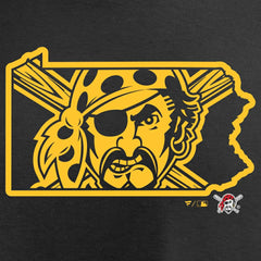 Black Pittsburgh Pirates Hometown Collection Bucco State Long Sleeve T-Shirt