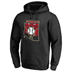 Black Arizona Diamondbacks Hometown Collection Baja Pullover Hoodie