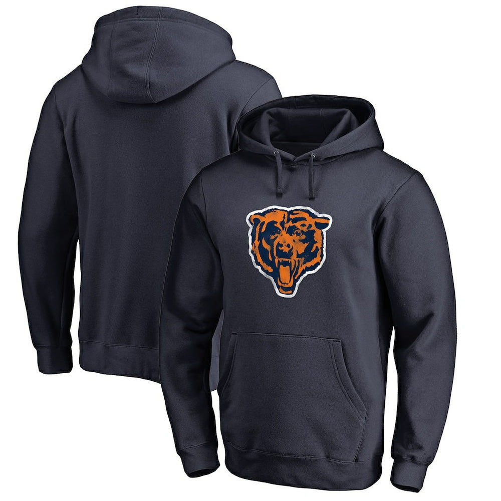 Throwback Logo Pullover Hoodie - Chicago Bears Hoodies