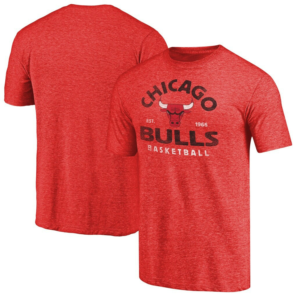 Chicago Bulls Vintage Arch Tri-Blend T-Shirt sale