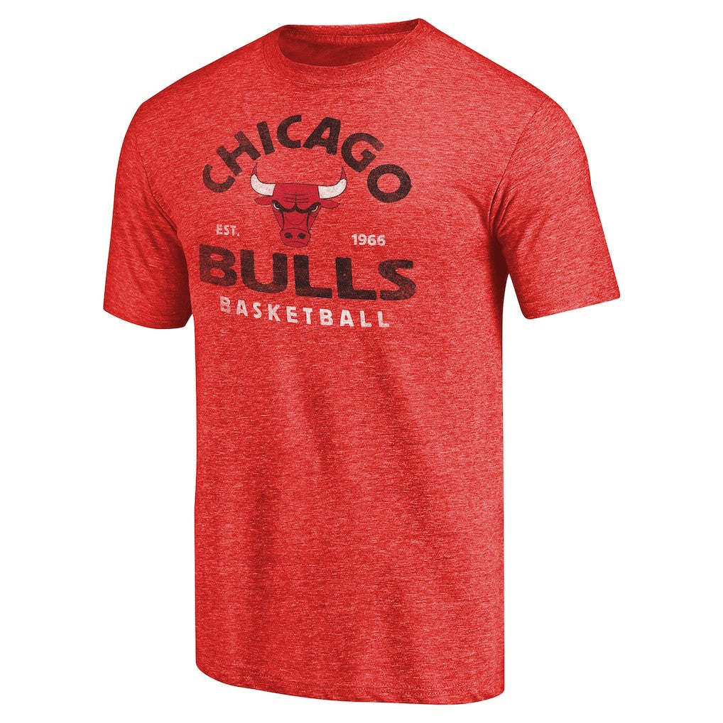 Chicago Bulls Vintage Arch Tri-Blend T-Shirt sale