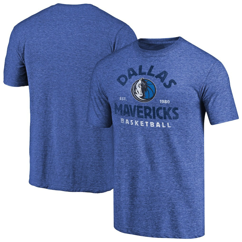 Dallas Mavericks Vintage Arch Tri-Blend T-Shirt sale