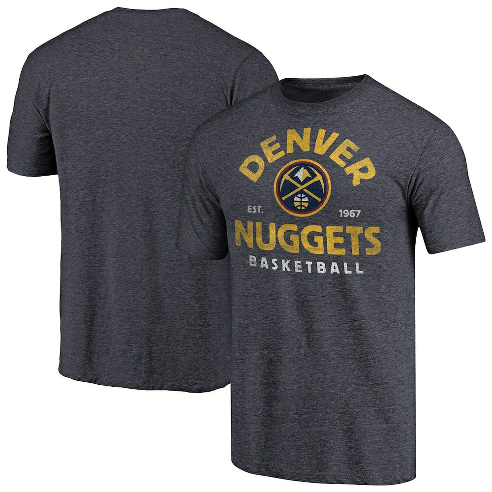 Denver Nuggets Vintage Arch Tri-Blend T-Shirt sale