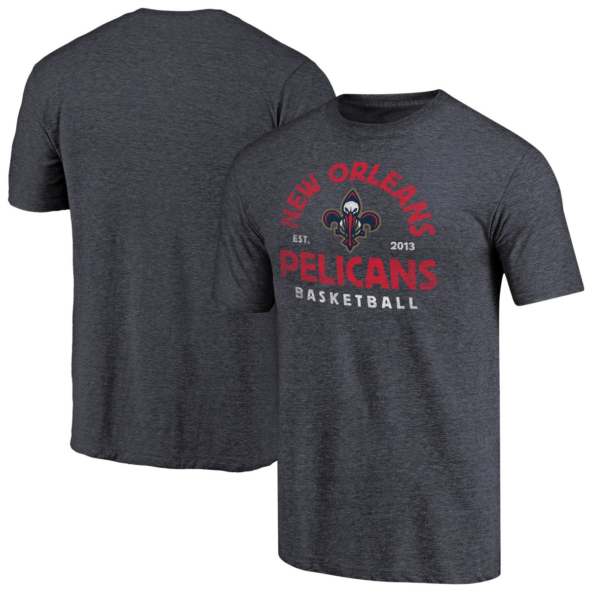 New Orleans Pelicans Vintage Arch Tri-Blend T-Shirt