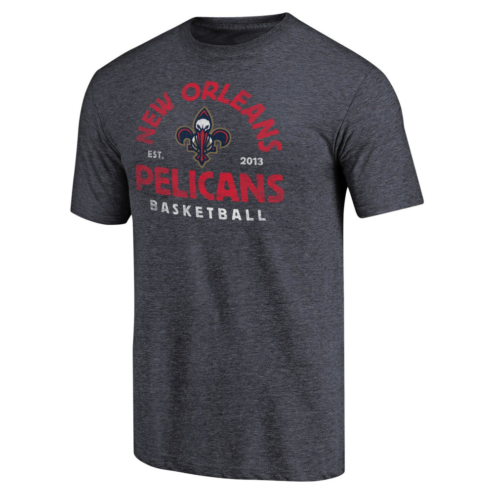 New Orleans Pelicans Vintage Arch Tri-Blend T-Shirt