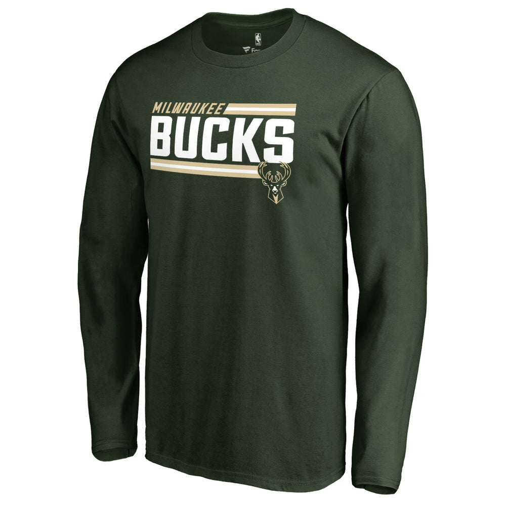 Milwaukee Bucks Onside Stripe Long Sleeve T-Shirt