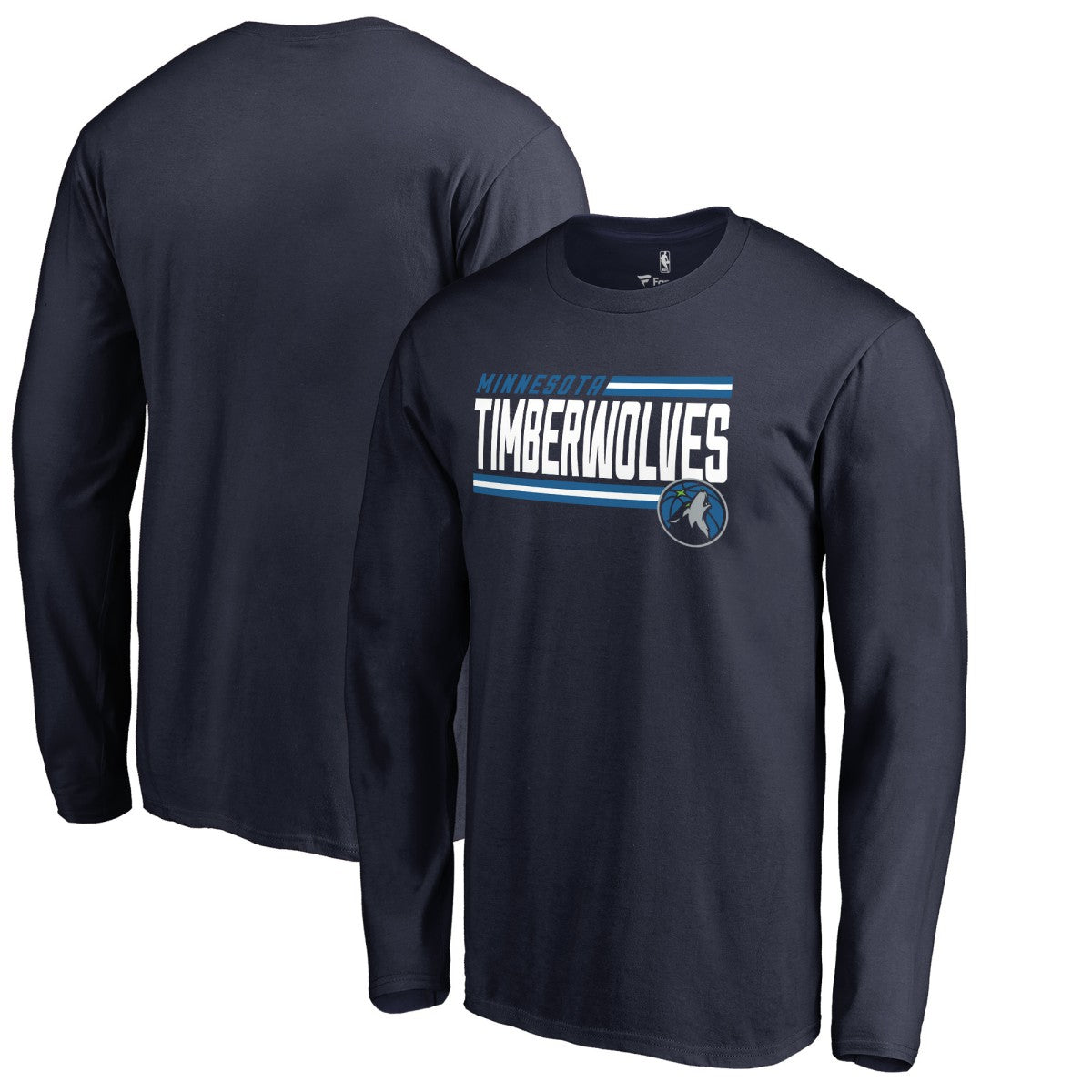 Minnesota Timberwolves Onside Stripe Long Sleeve T-Shirt