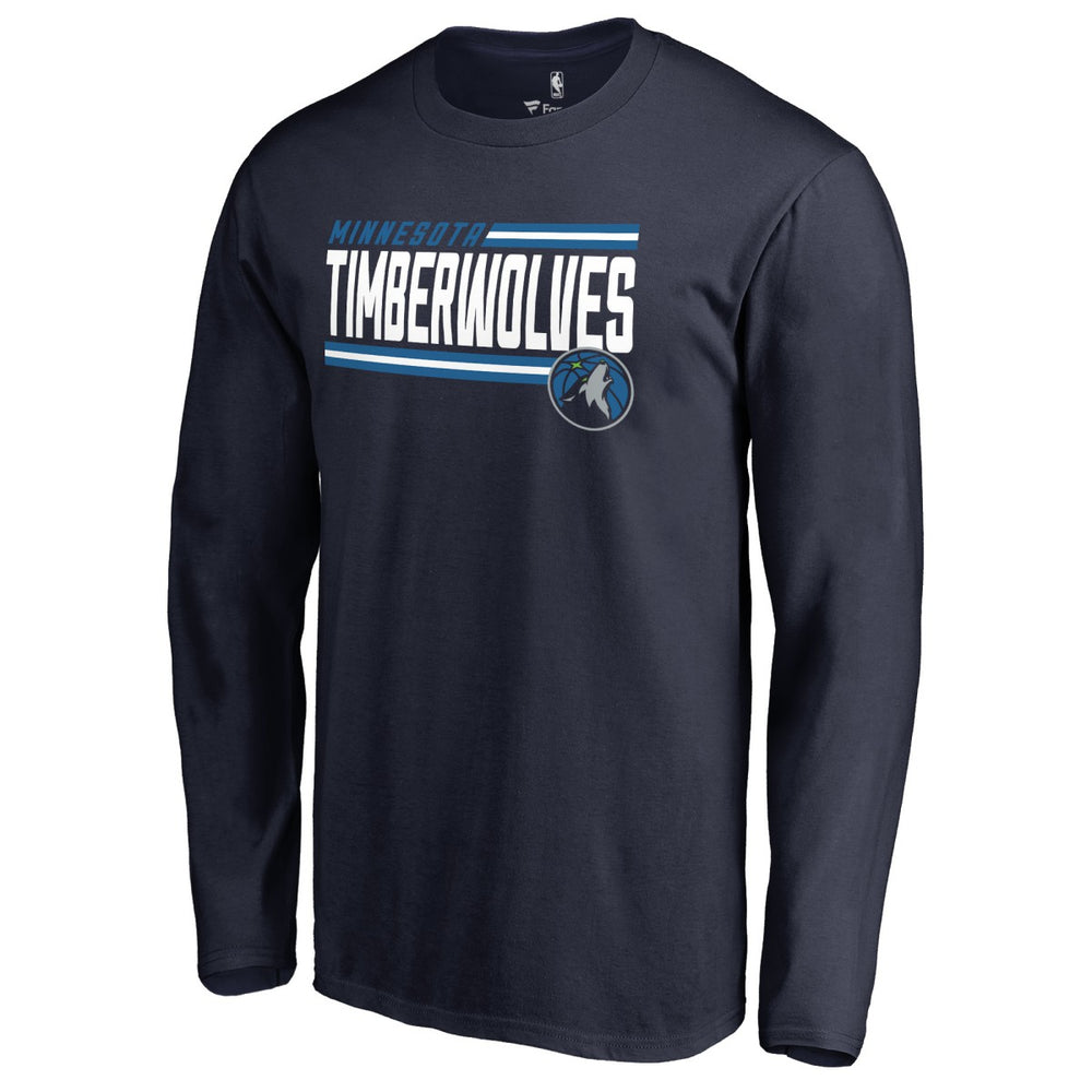 Minnesota Timberwolves Onside Stripe Long Sleeve T-Shirt
