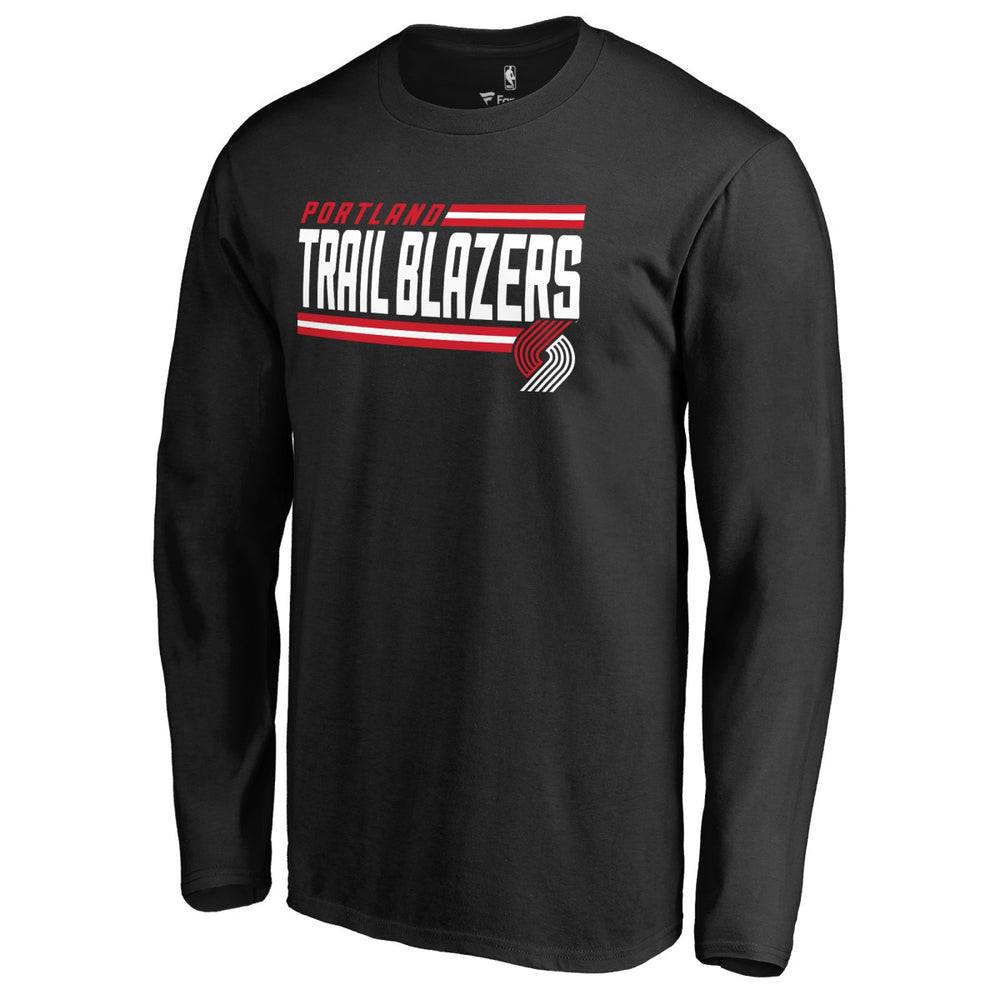 Portland Trail Blazers Onside Stripe Long Sleeve T-Shirt