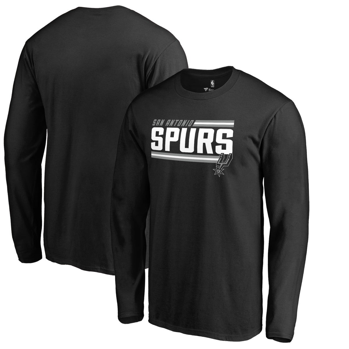 San Antonio Spurs Onside Stripe Long Sleeve T-Shirt