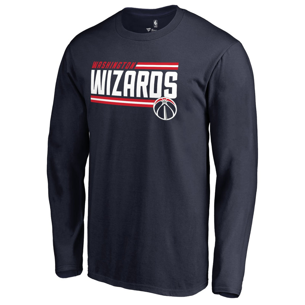 Washington Wizards Onside Stripe Long Sleeve T-Shirt