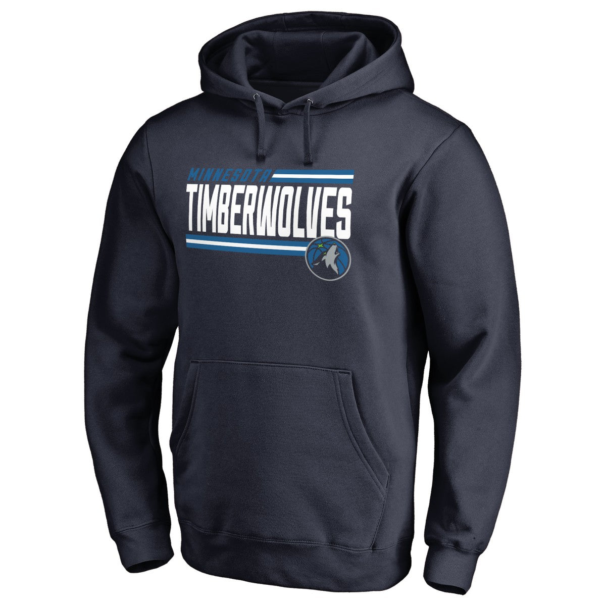 Minnesota Timberwolves Onside Stripe Pullover Hoodie