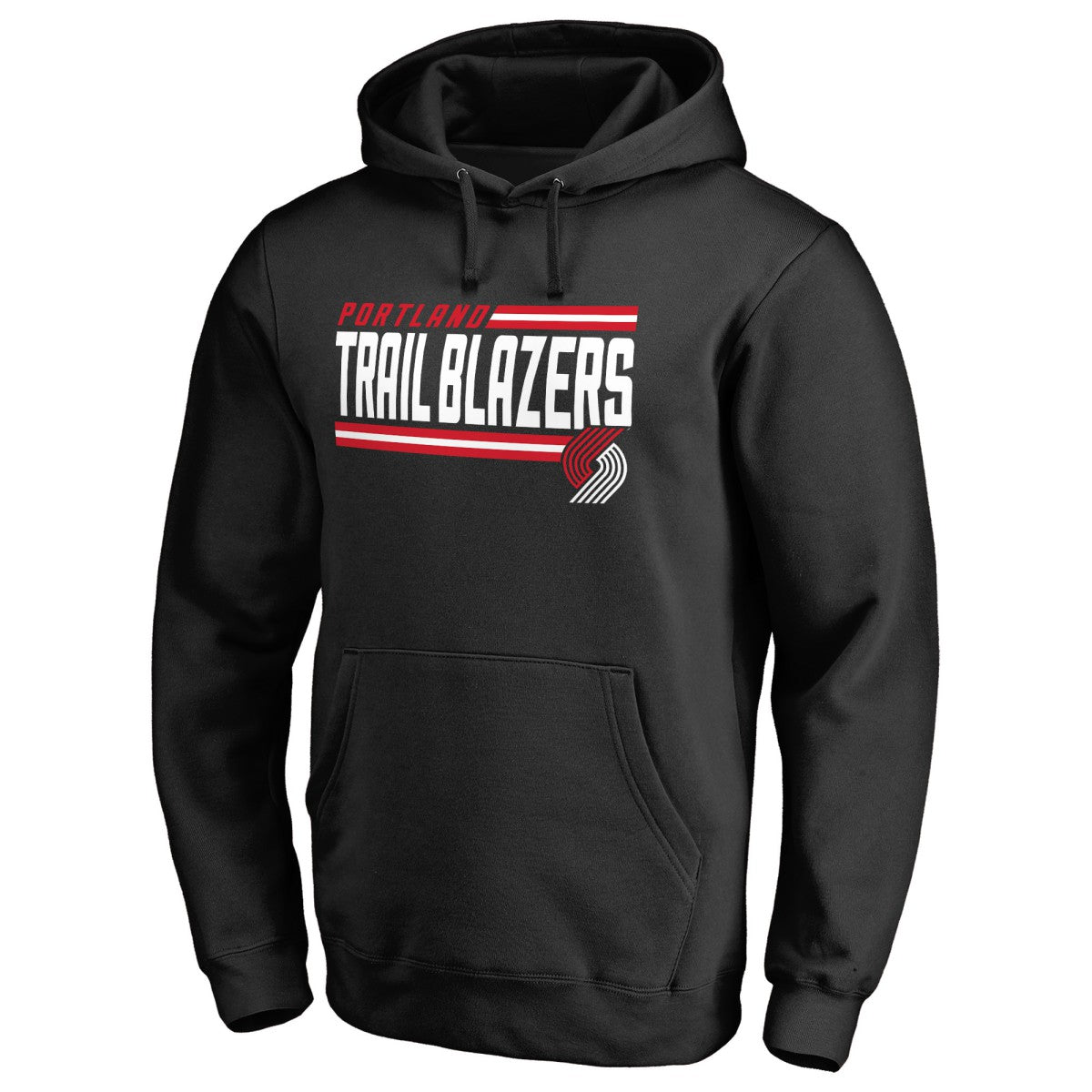 Portland Trail Blazers Onside Stripe Pullover Hoodie