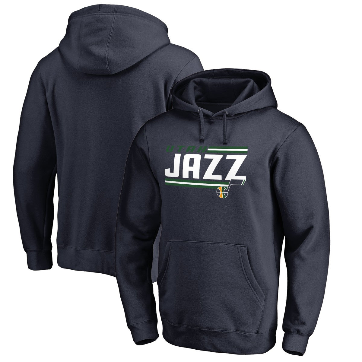 Utah Jazz Onside Stripe Pullover Hoodie