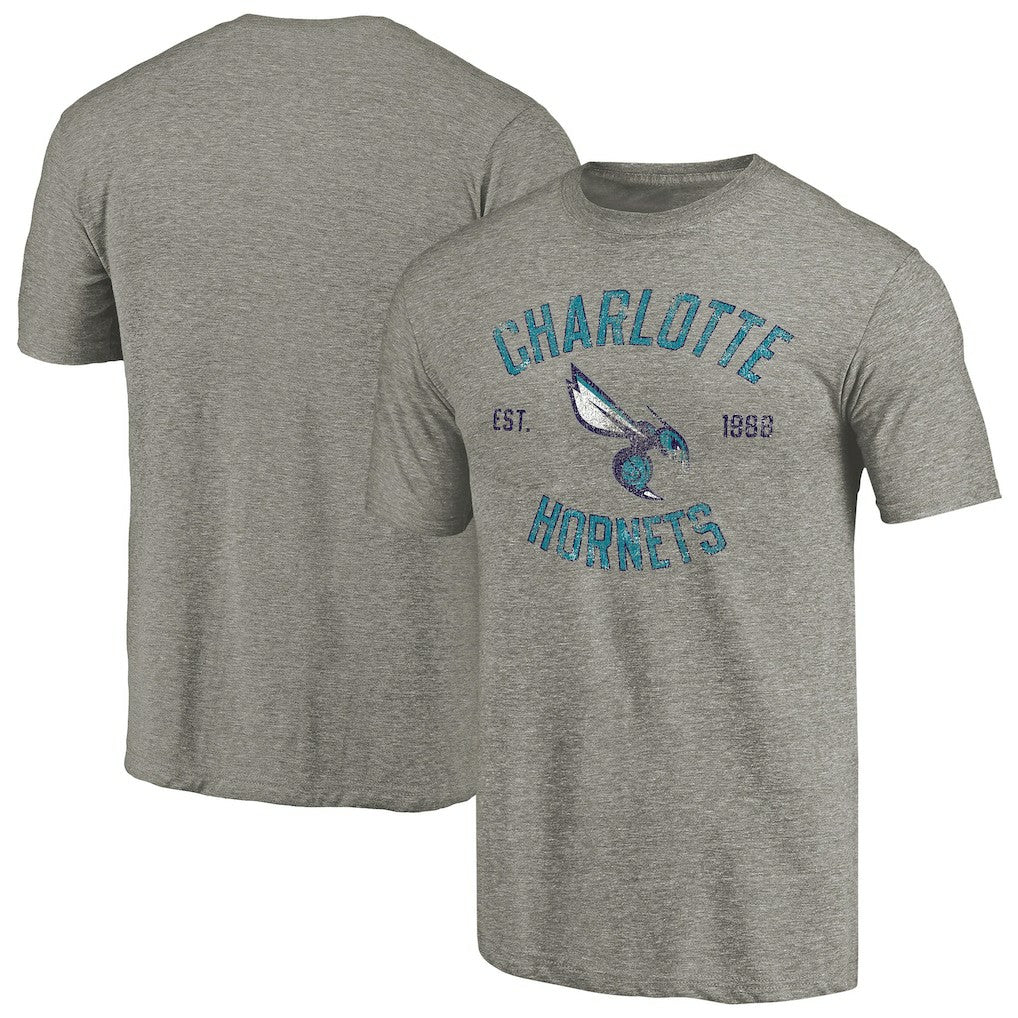 Charlotte Hornets Team Heritage Tri-Blend T-Shirt
