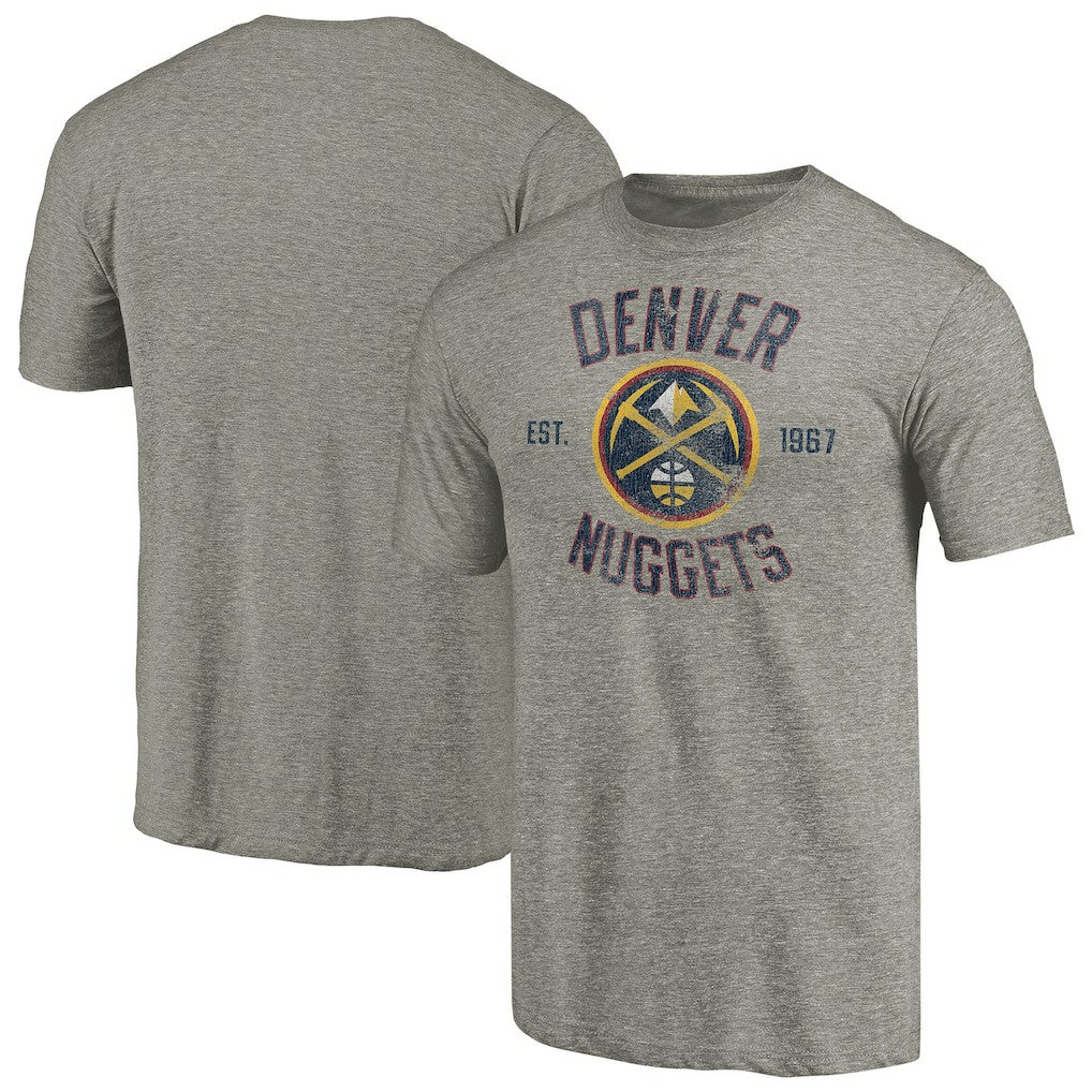 Denver Nuggets Team Heritage Tri-Blend T-Shirt