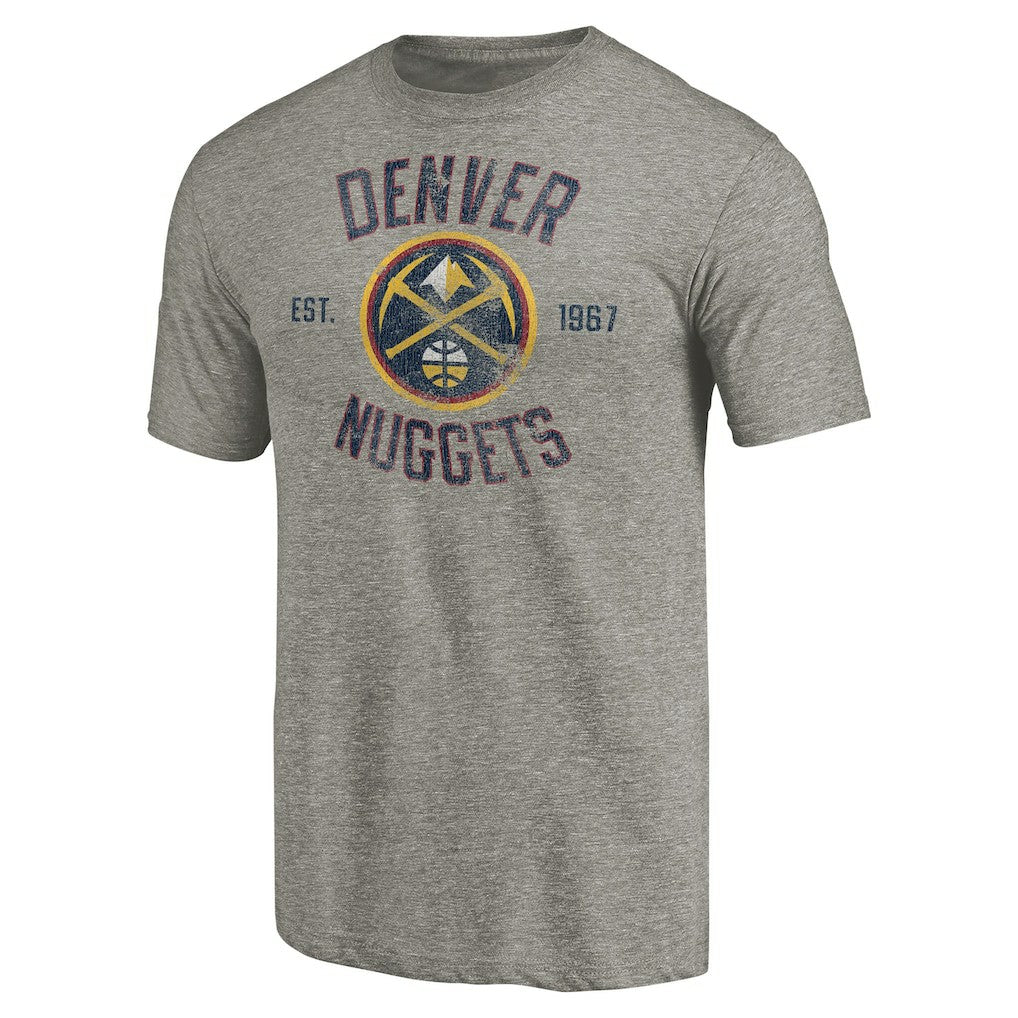 Denver Nuggets Team Heritage Tri-Blend T-Shirt